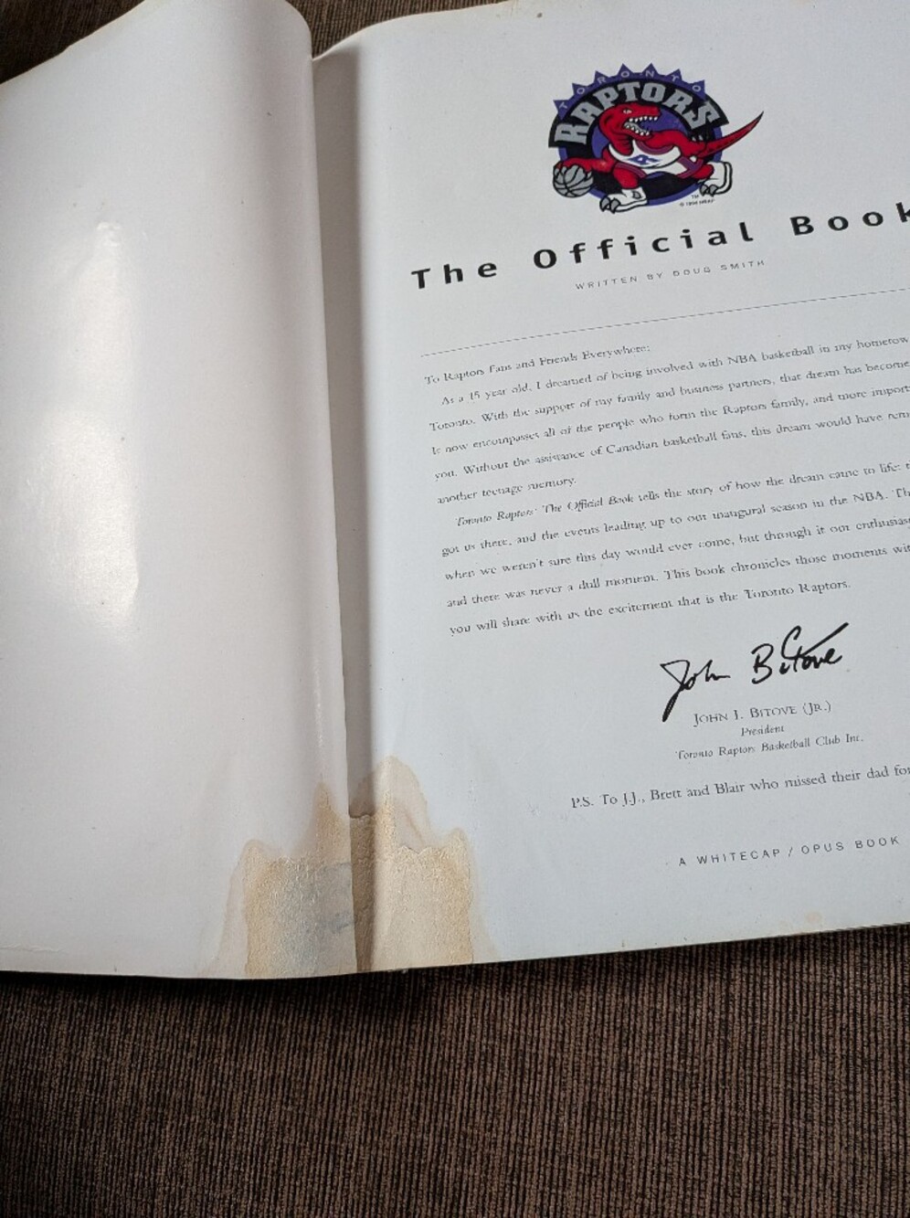 1994 Toronto Raptors Book - Picture 3 of 5